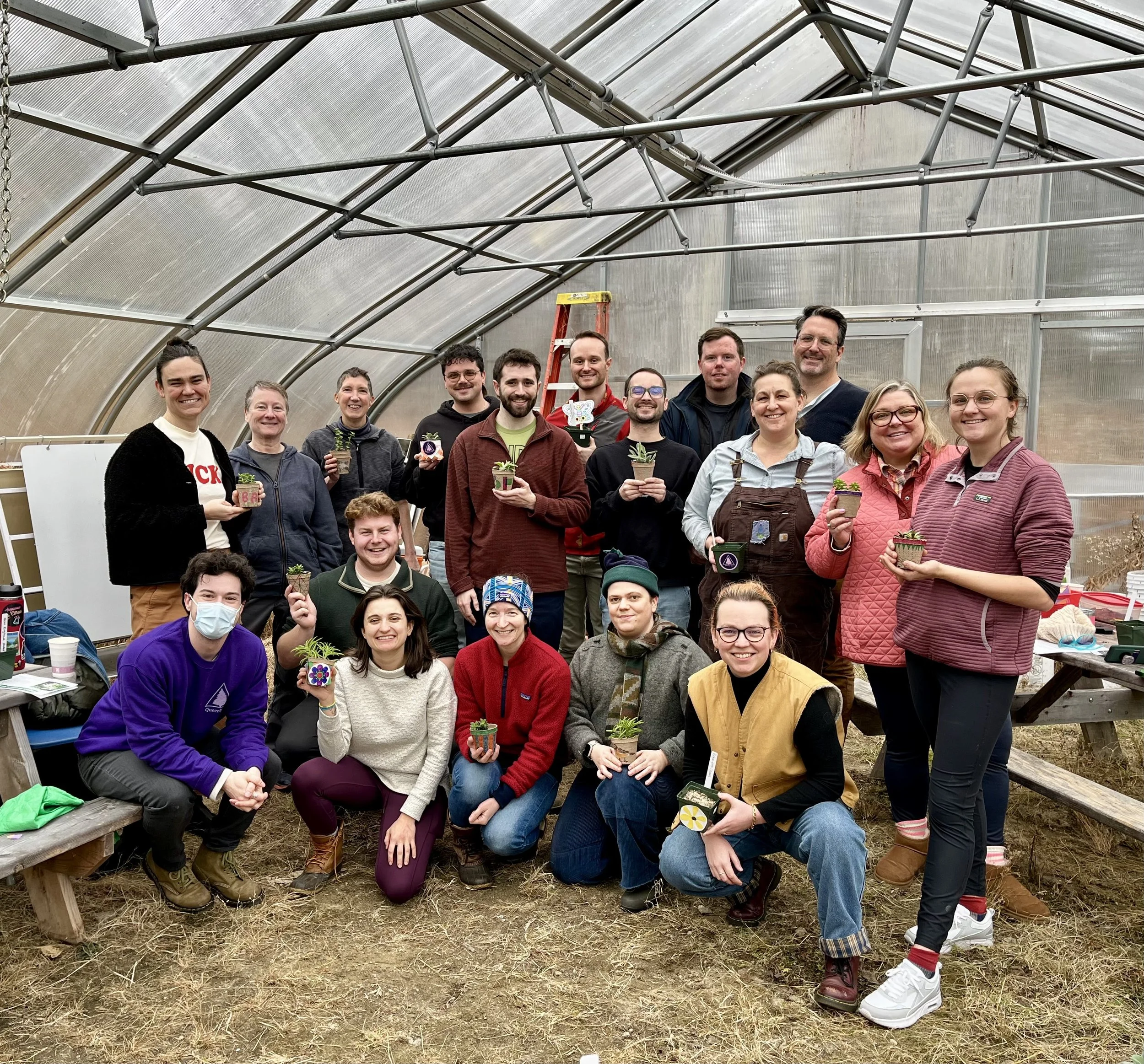 Planting Workshop, January 2025. Falmouth Land Trust.