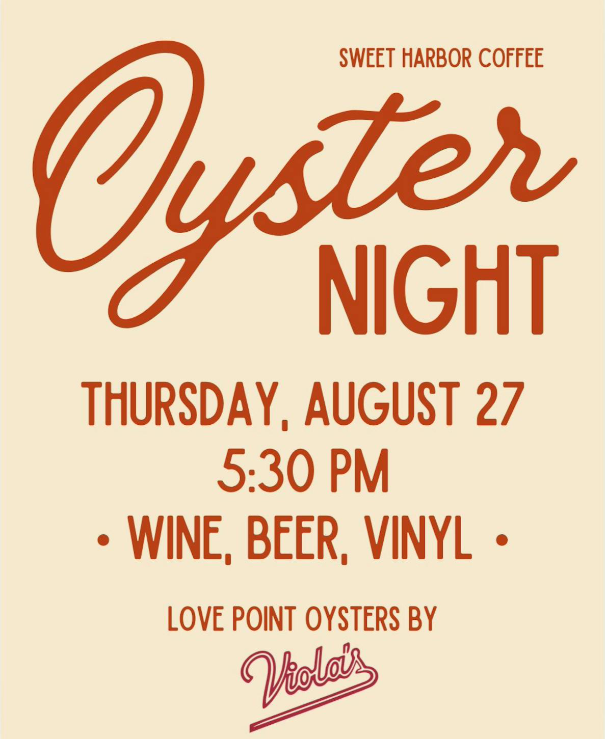 Oyster Night at SHC