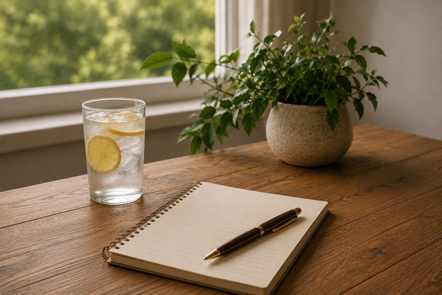 Website design workspace with brand materials and creative planning