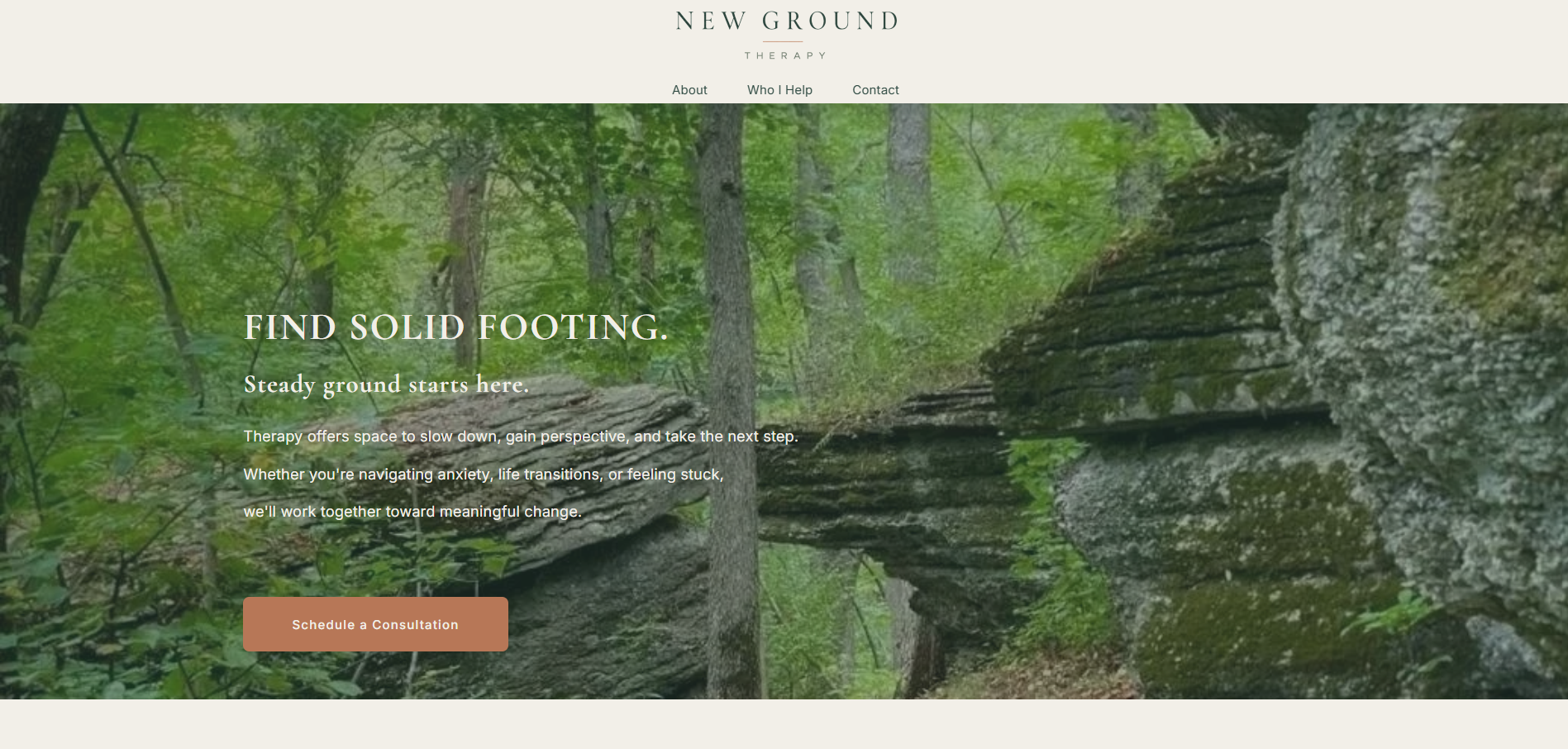 New Ground Therapy