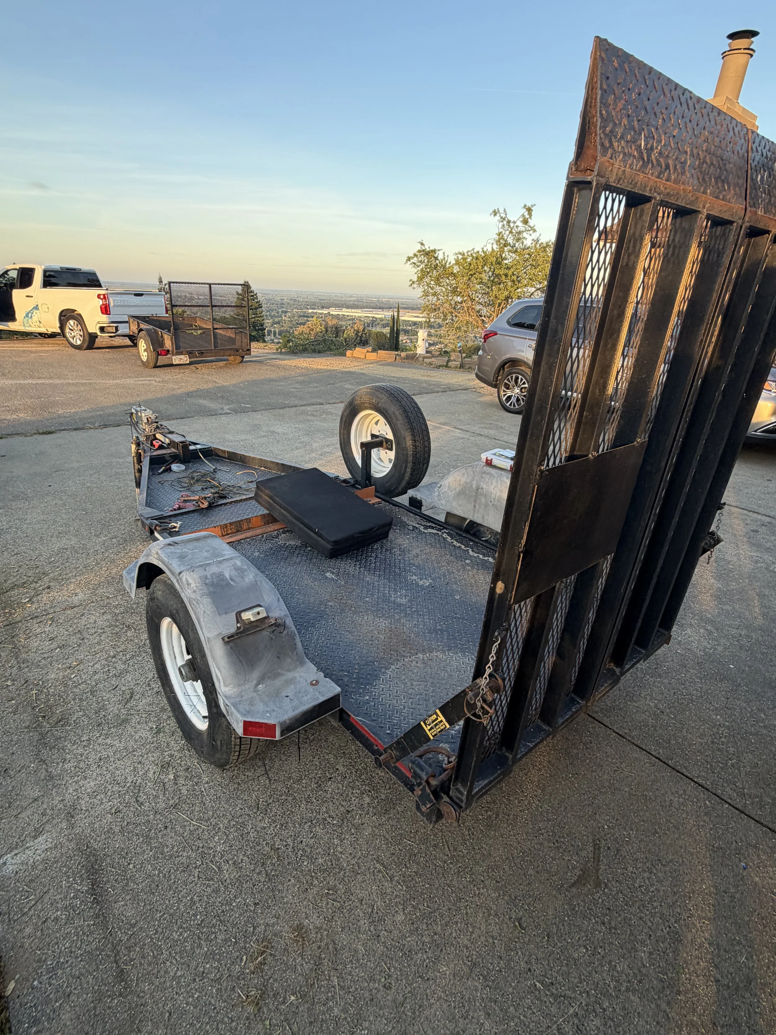 7ft Equipment Hauling Trailer