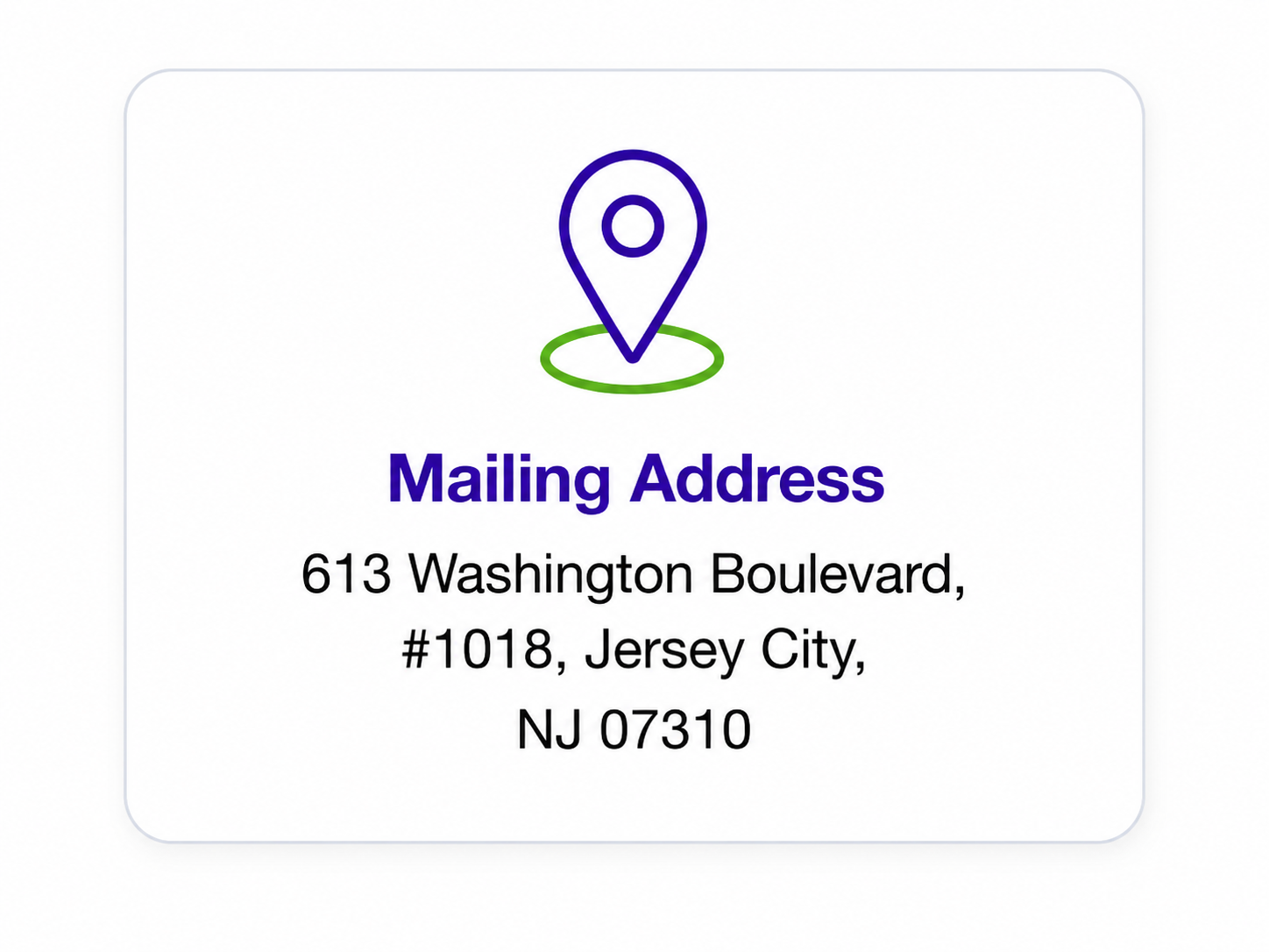 mailing address