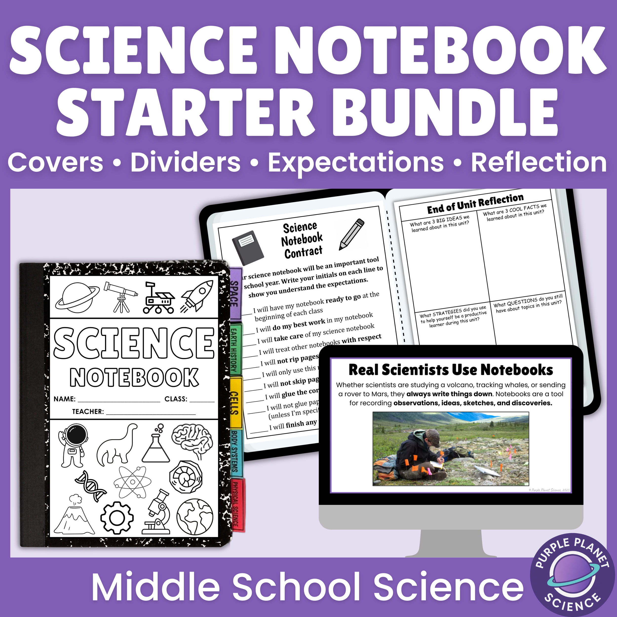 Science Notebook Starter Bundle Lesson System