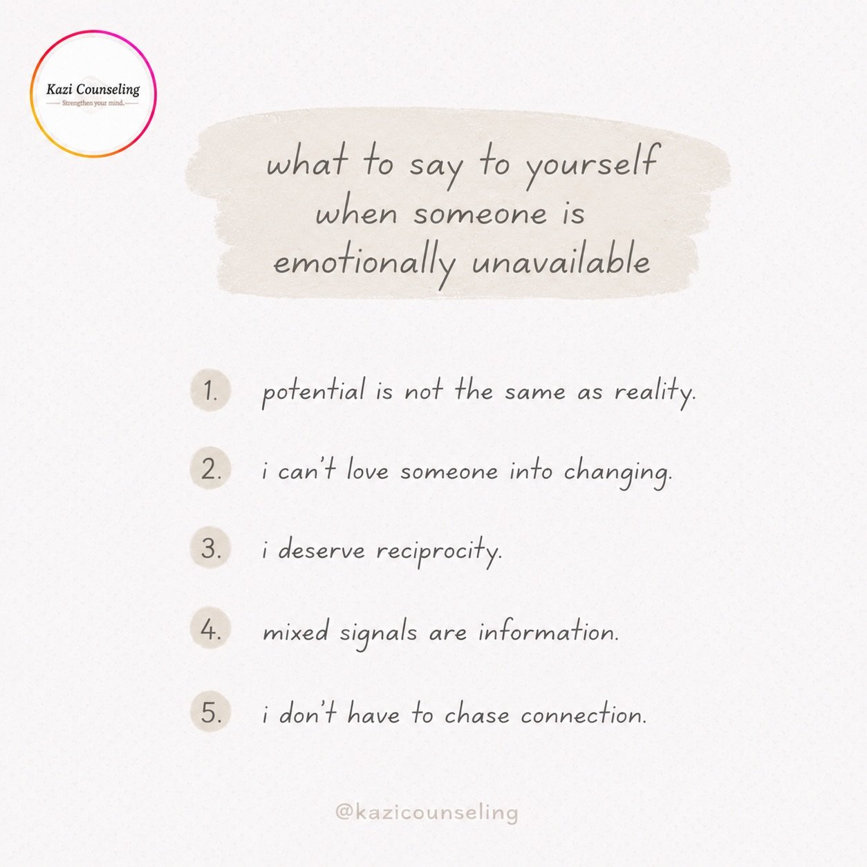 Sometimes the hardest part isn&rsquo;t accepting that someone is emotionally unavailable, it&rsquo;s letting go of the version of them you hoped they would become.

We often stay because we see their potential, excuse mixed signals, or believe that i