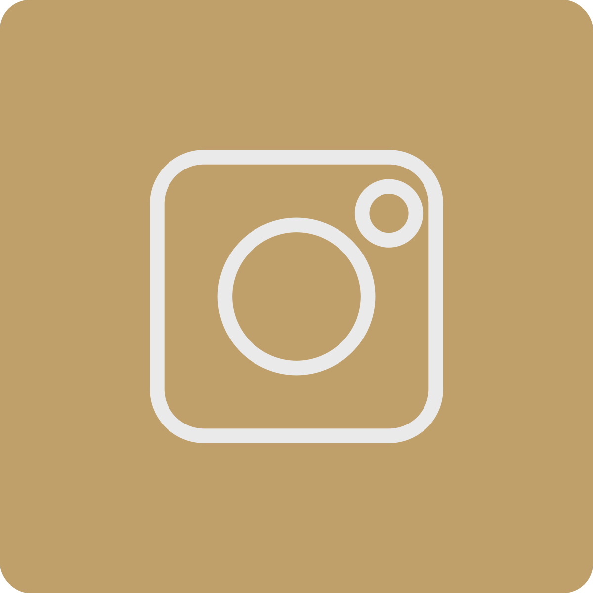 Instagram logo icon on a tan background.