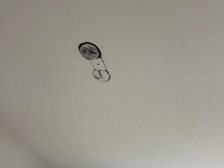 Ceiling light relocation — VM Diamond Construction