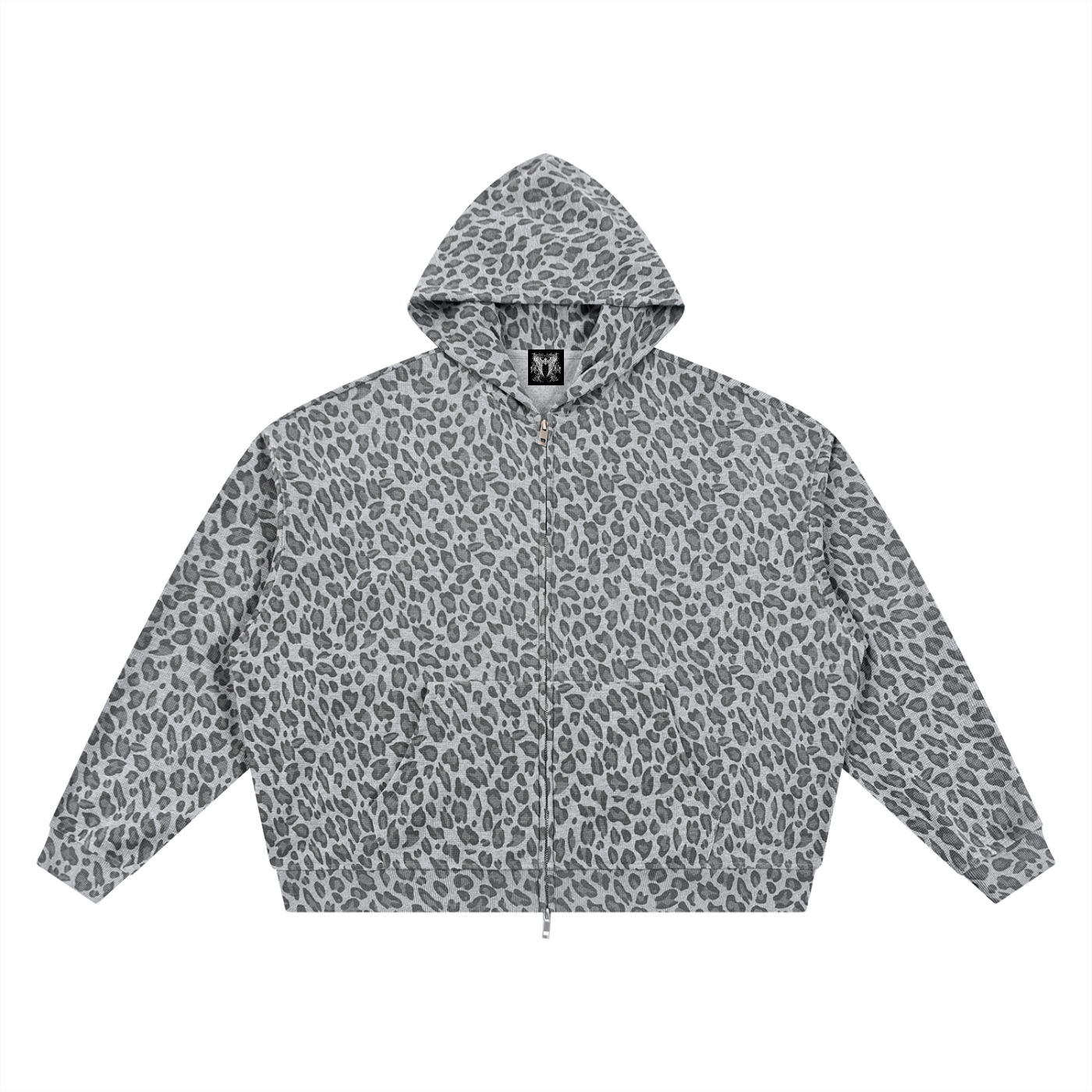 LEOPARD FAGGOT CROSS HOODIE