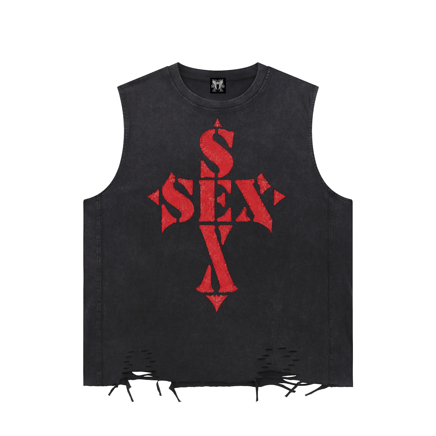 'SEX' CROSS MUSCLE TEE