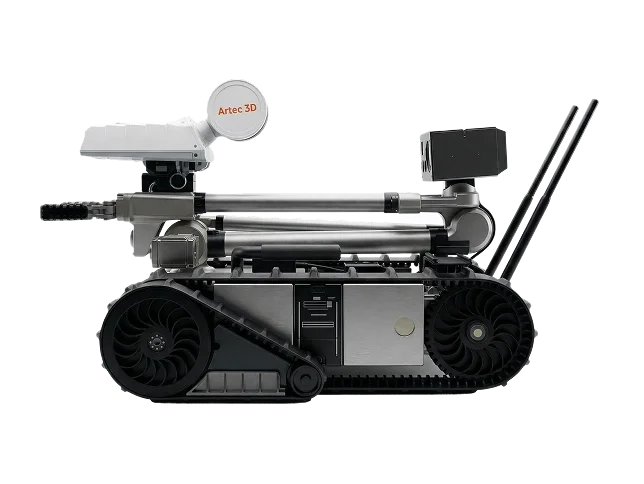The Artec Jet LiDAR scanner mounted to a robot