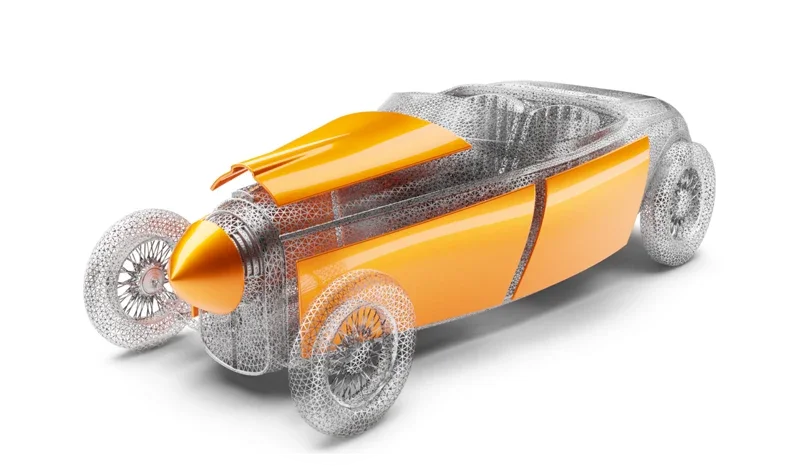 Complex surfaces created form scan data in Geomagic Wrap