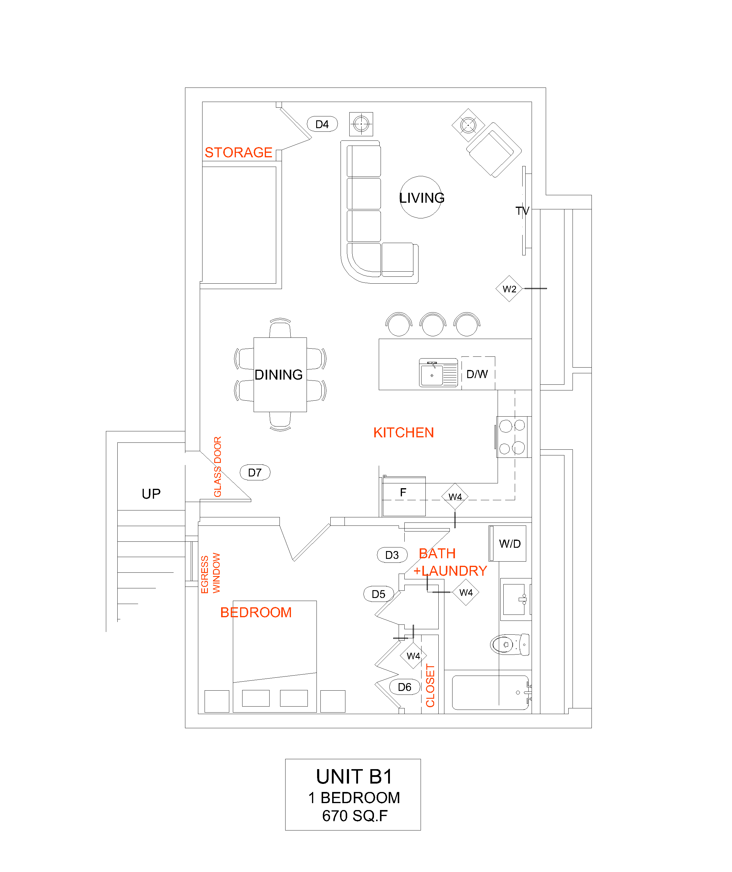 Basement Suite 1