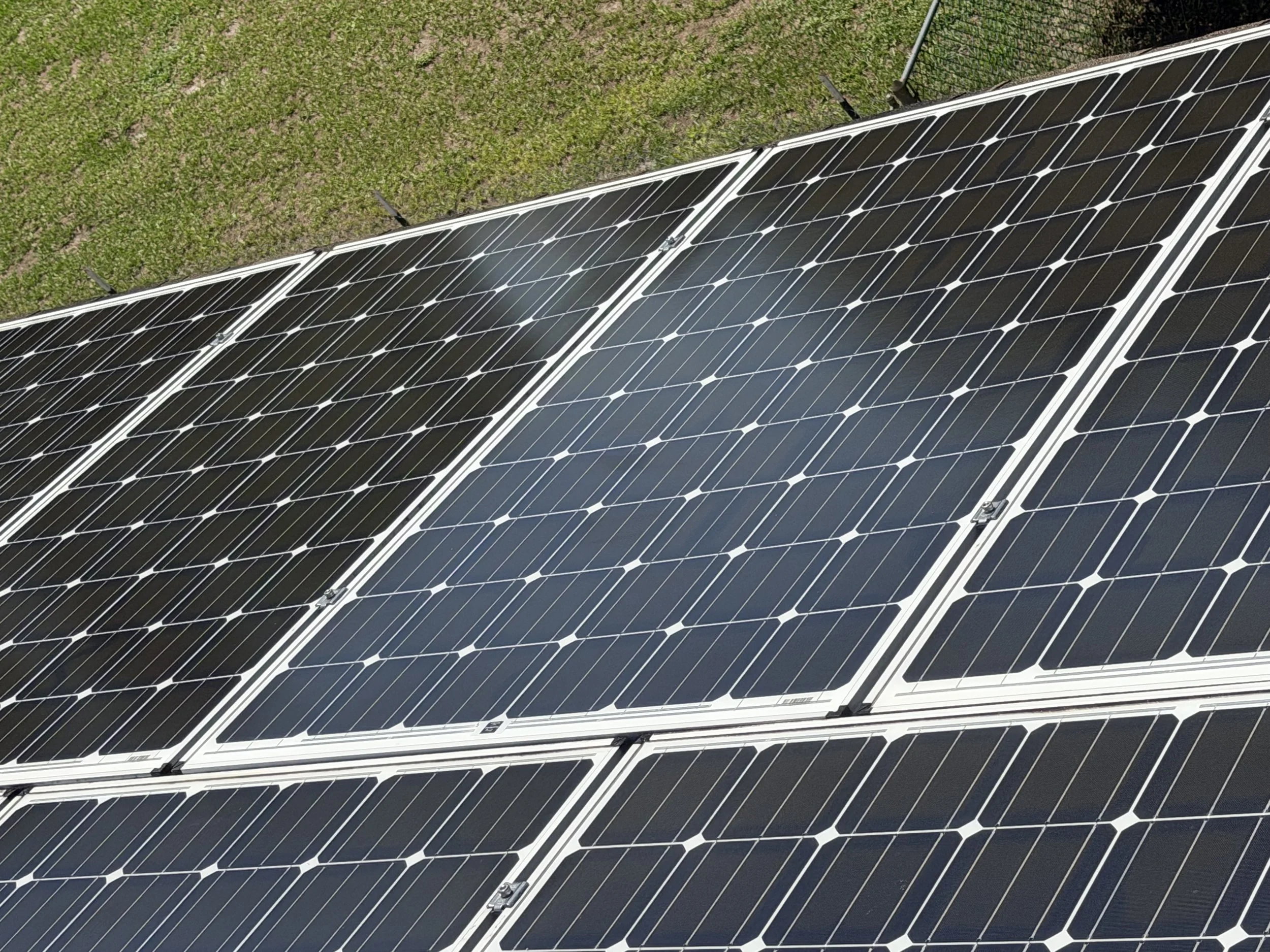 Clean solar panels after professional solar panel cleaning service