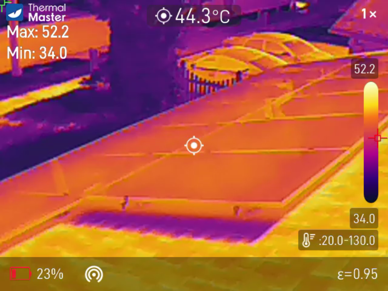 Professional thermal inspection of residential solar panels to identify temperature irregularitiesrofessional thermal inspection of residential solar panels to identify temperature irregularities