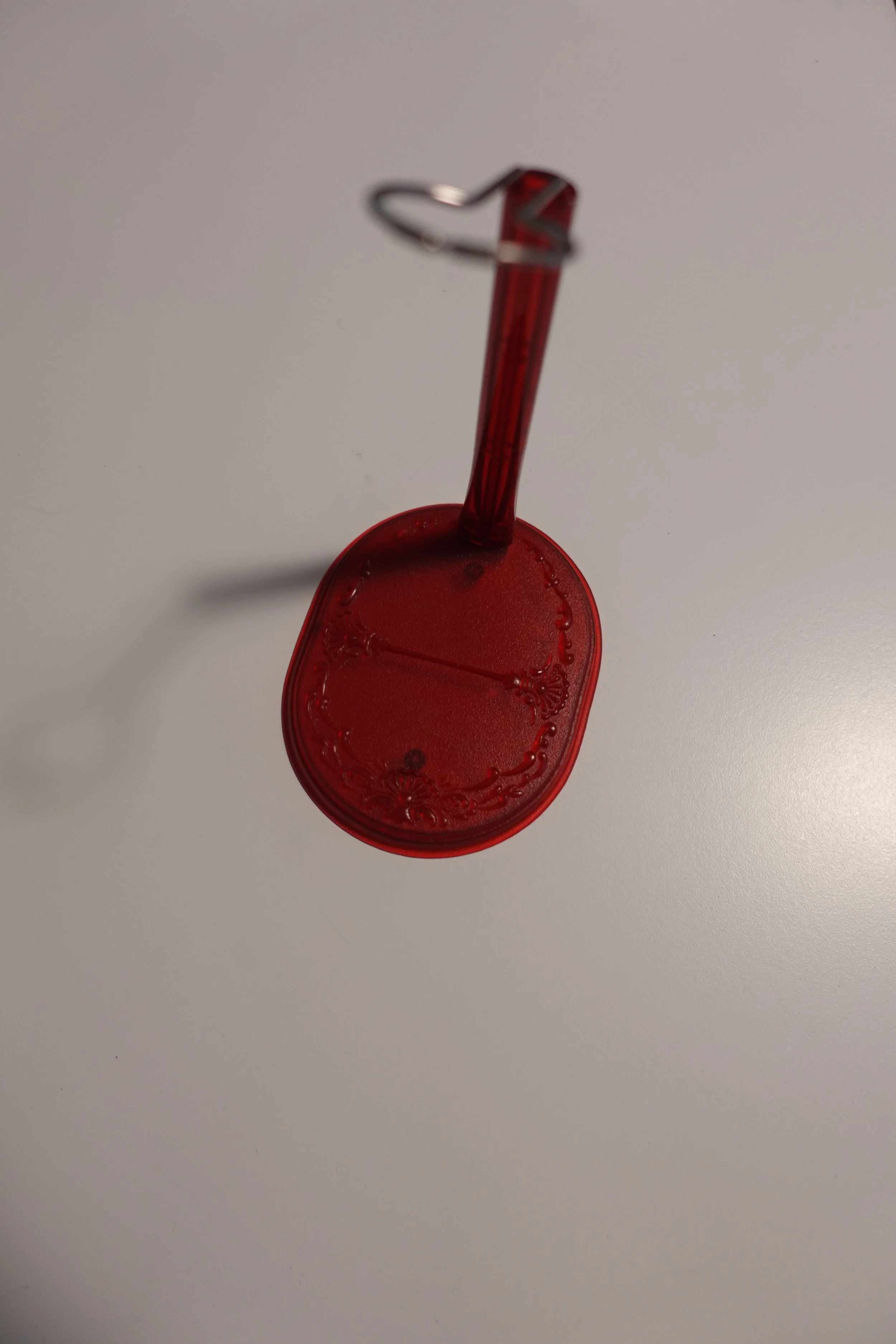 Plastic Red Doll Stand
