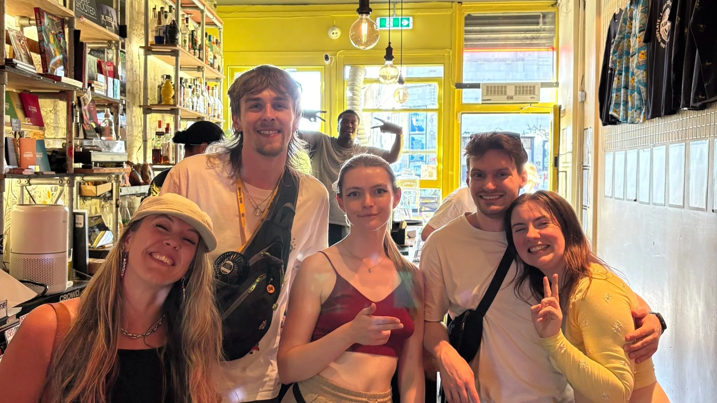 Radulphus and members of Croakheads with Proelium Audio and Teez DnB at Planet Wax