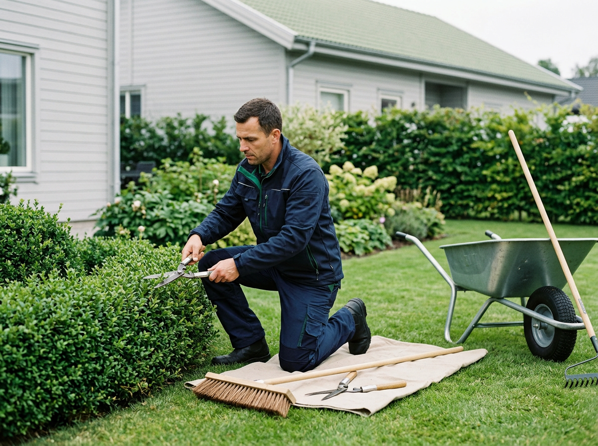 Professionelle Gartenpflege und Heckenschnitt in Waldshut-Tiengen durch TopClean.