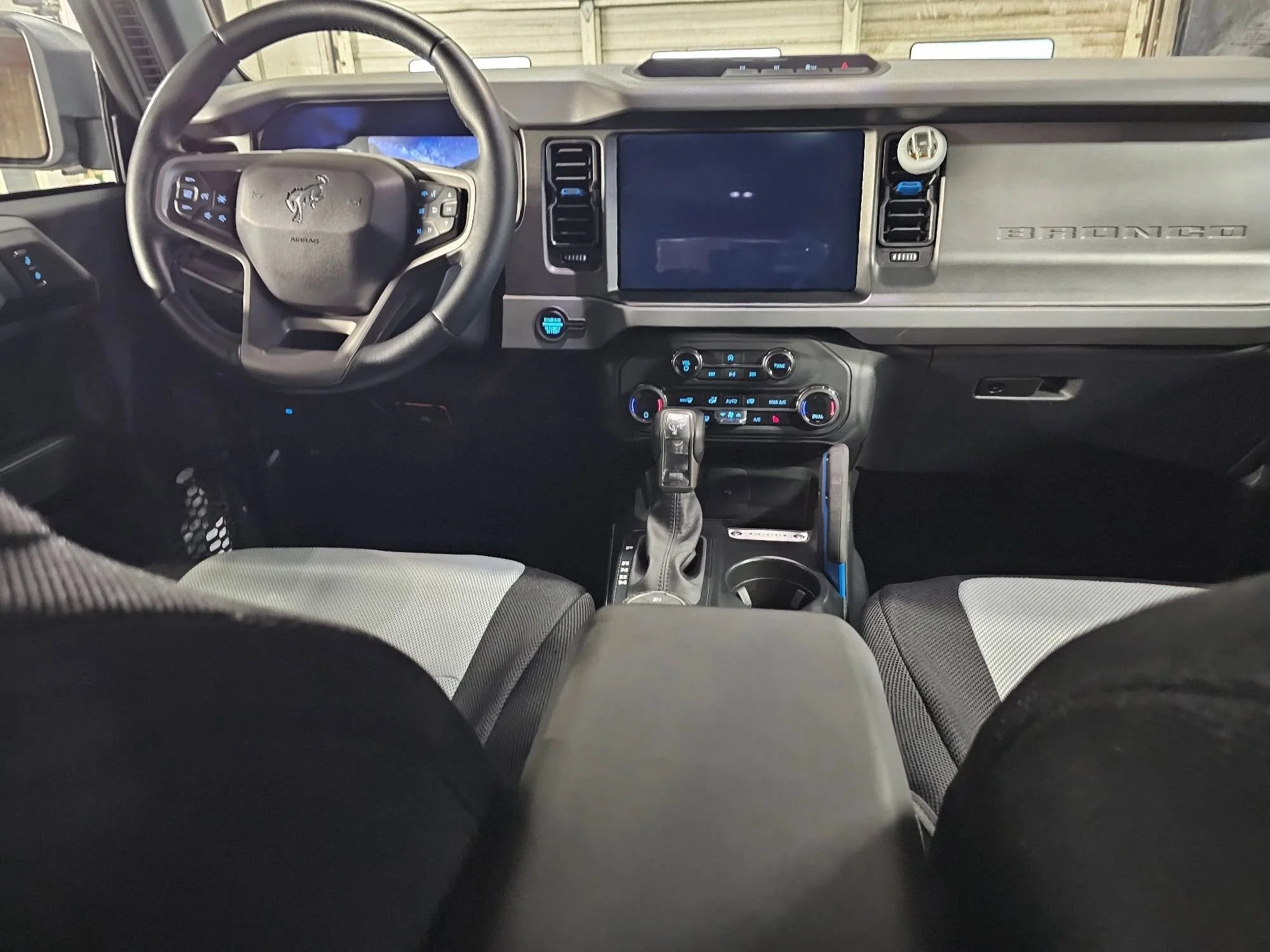 bronco interior detailed