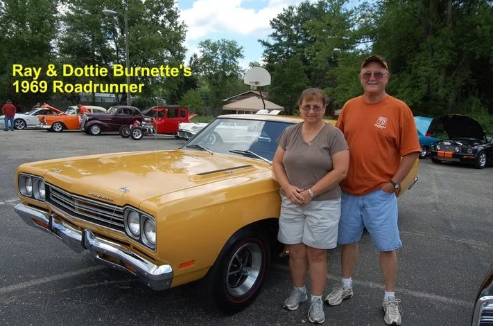 1969 Roadrunner classic restoration before and after at Rinnert's Body Shop