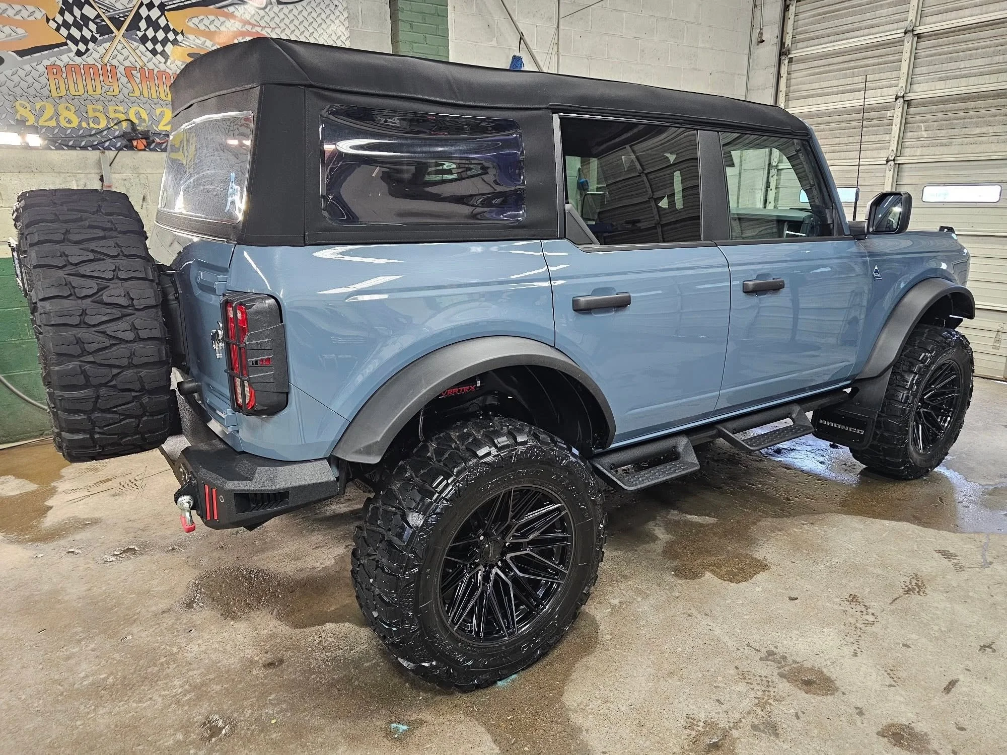 Wheels and rims after detailed