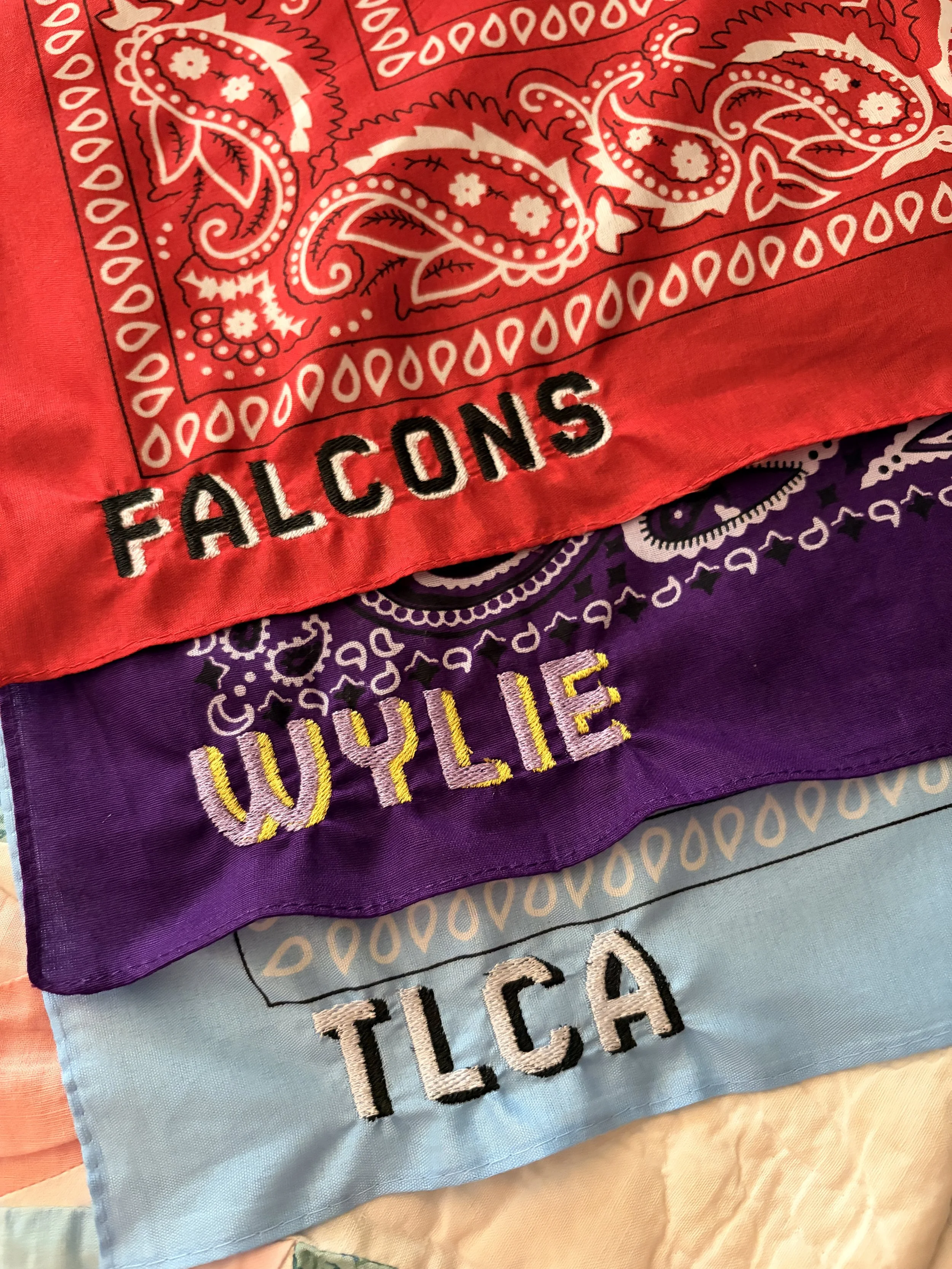 Block Letter Bandanas