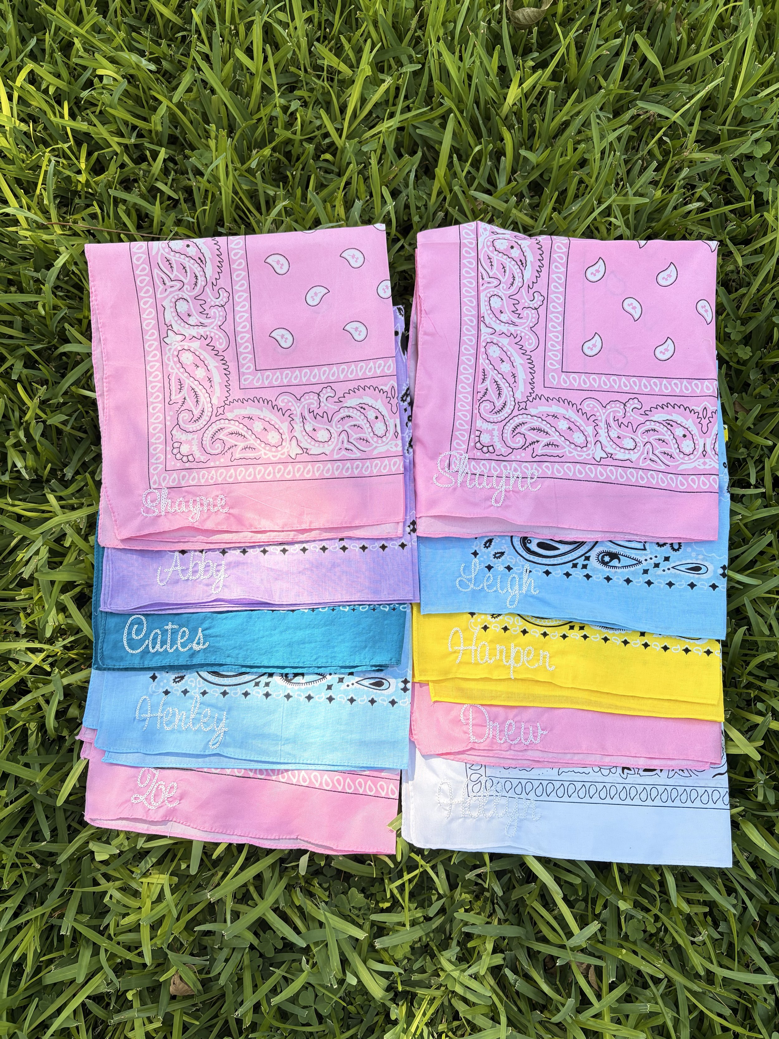 Embroidered Bandanas