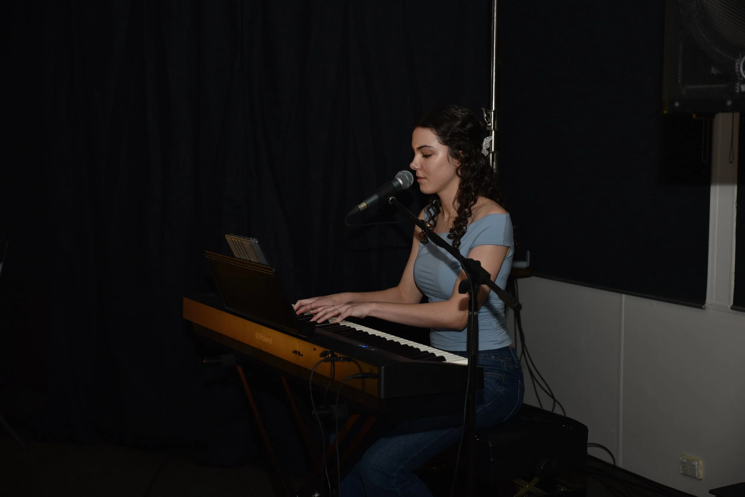 Soundcheck at our Spring Soiree 2025 