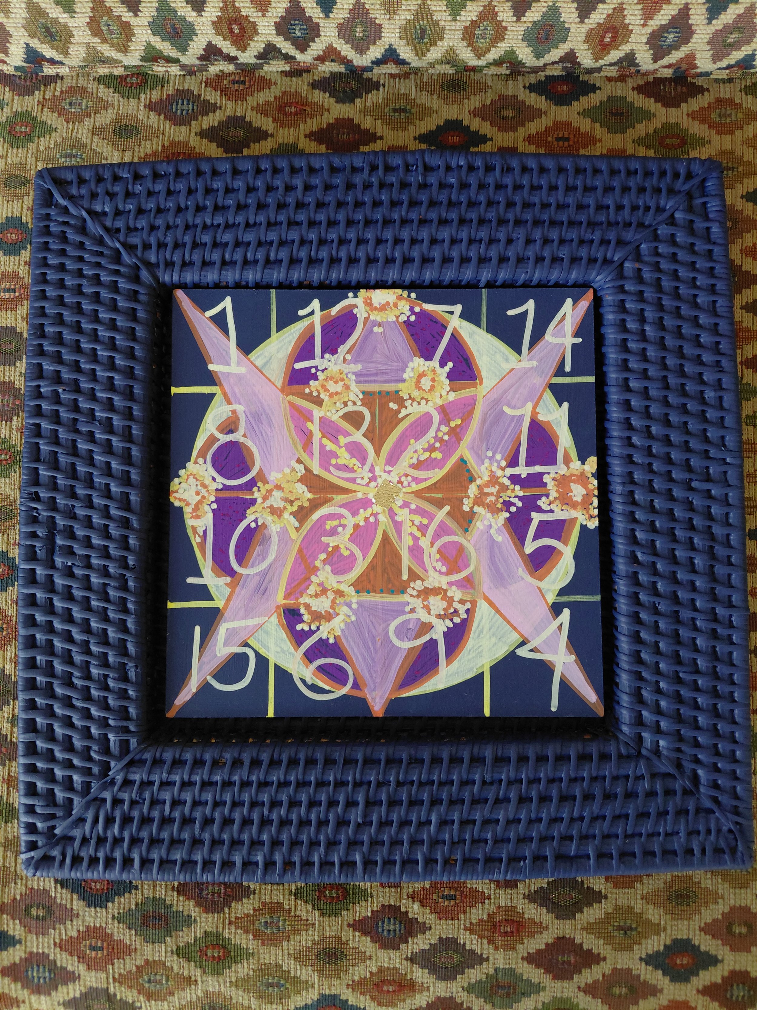 Piological Magic Square in Lavender