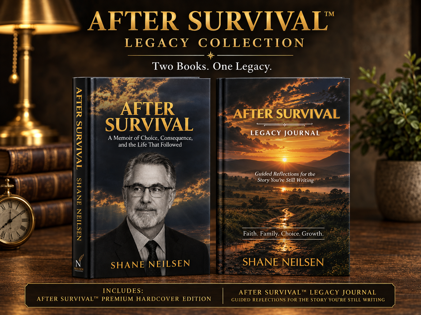 AFTER SURVIVAL™ Hardcover + Legacy Journal Collection