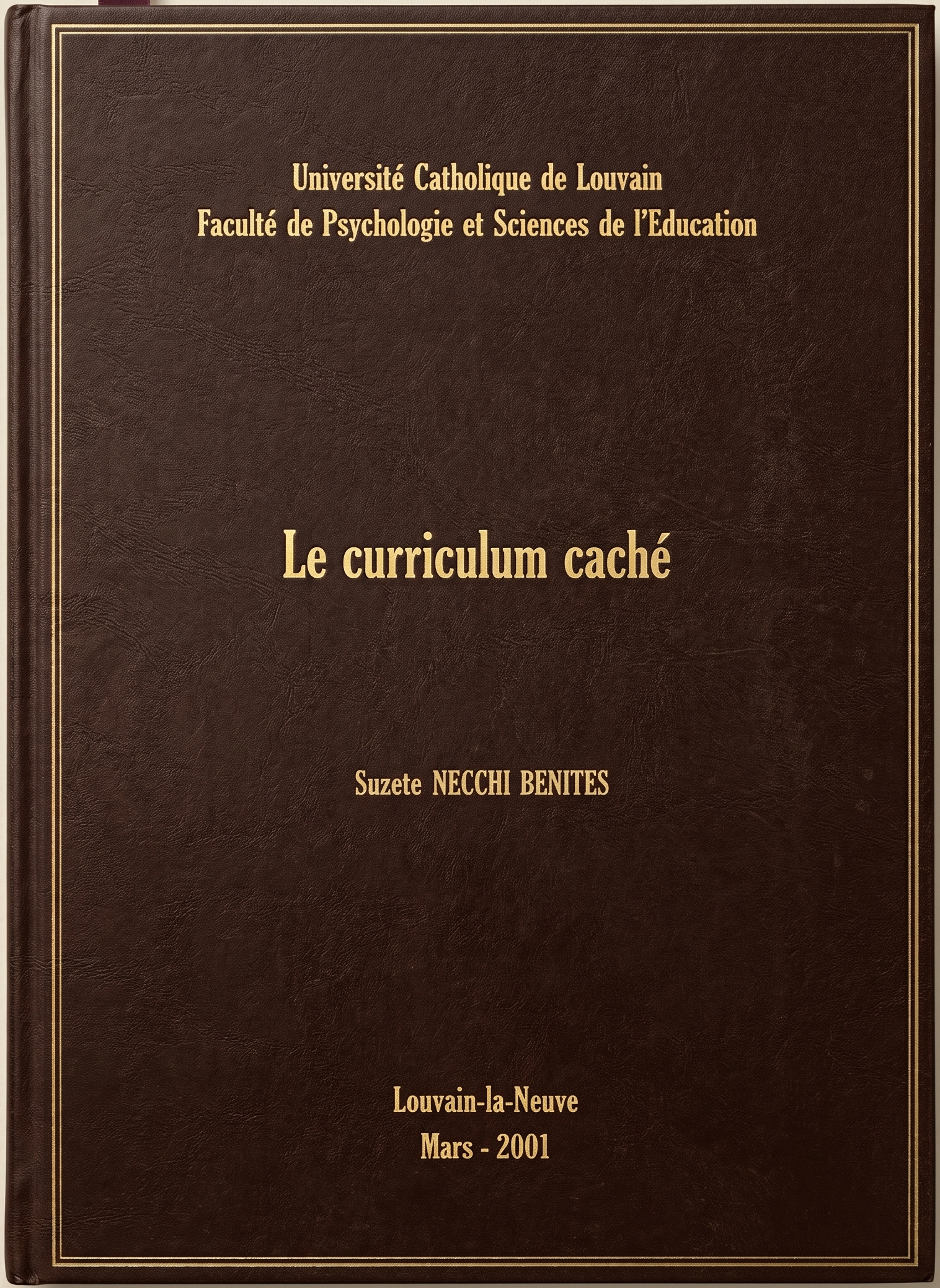 Le Curriculum Caché