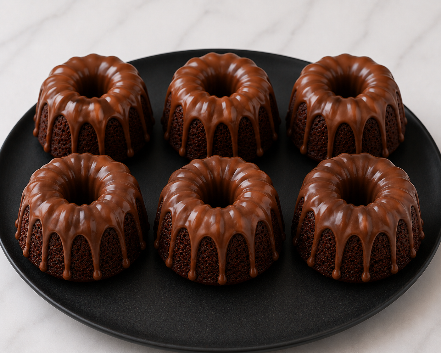 6 MINI POUND CAKES -Chocolate Pound Cake
