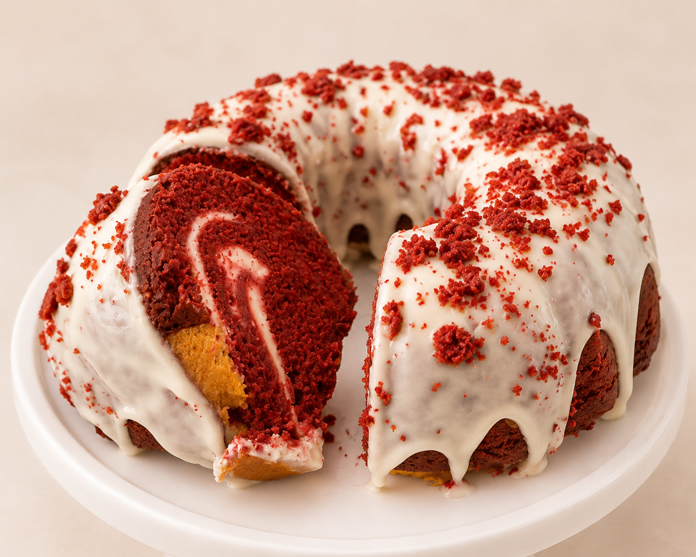 Red Velvet Cheesecake Pound Cake