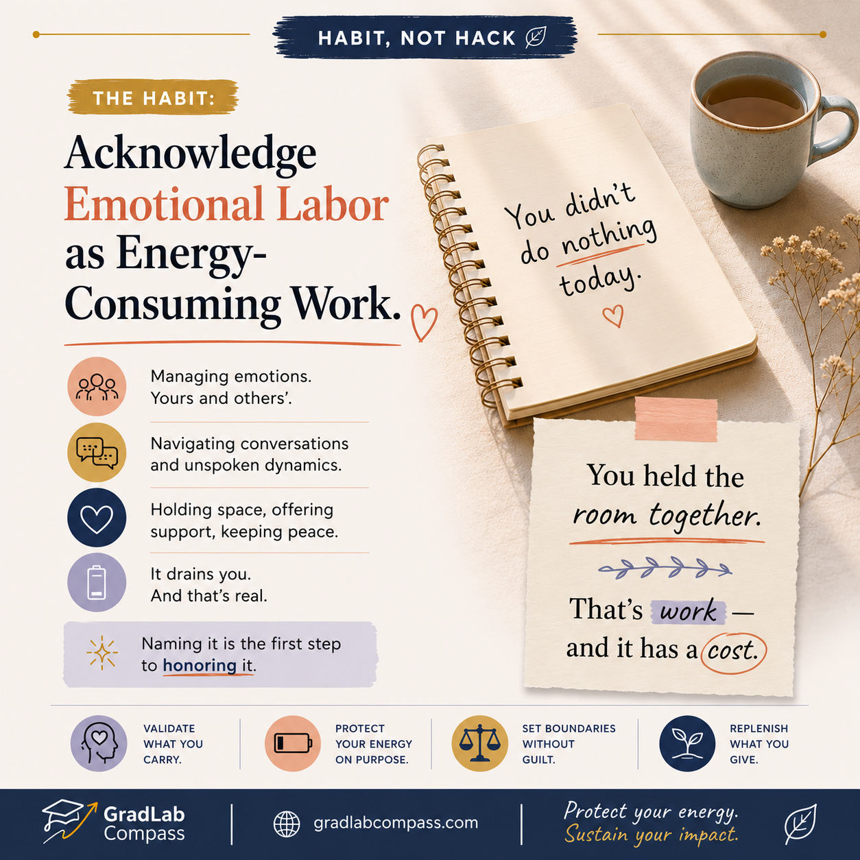 Habit, Not Hack: Naming Emotional Labor (Mentor)