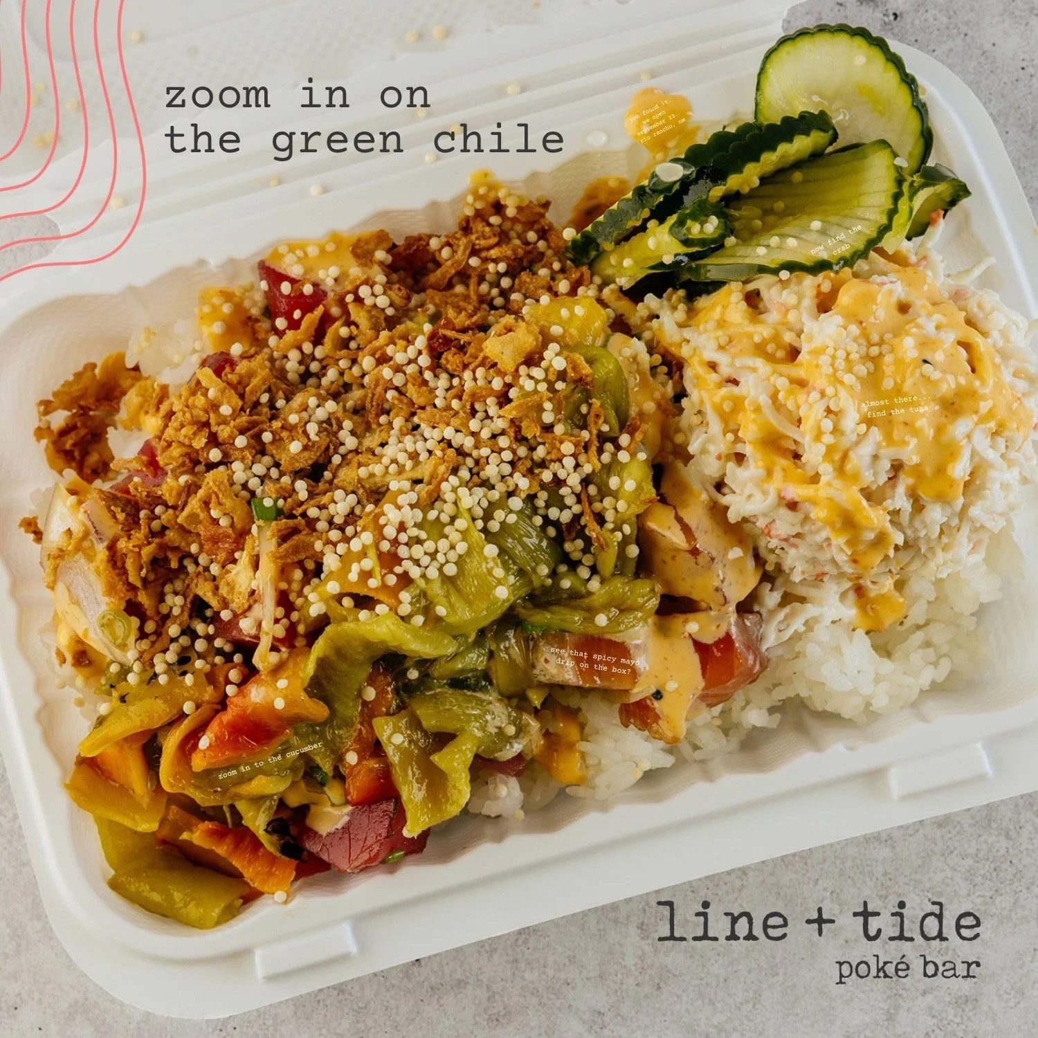 Put those two fingers to work.

Start with the green chile. 🌶️👀