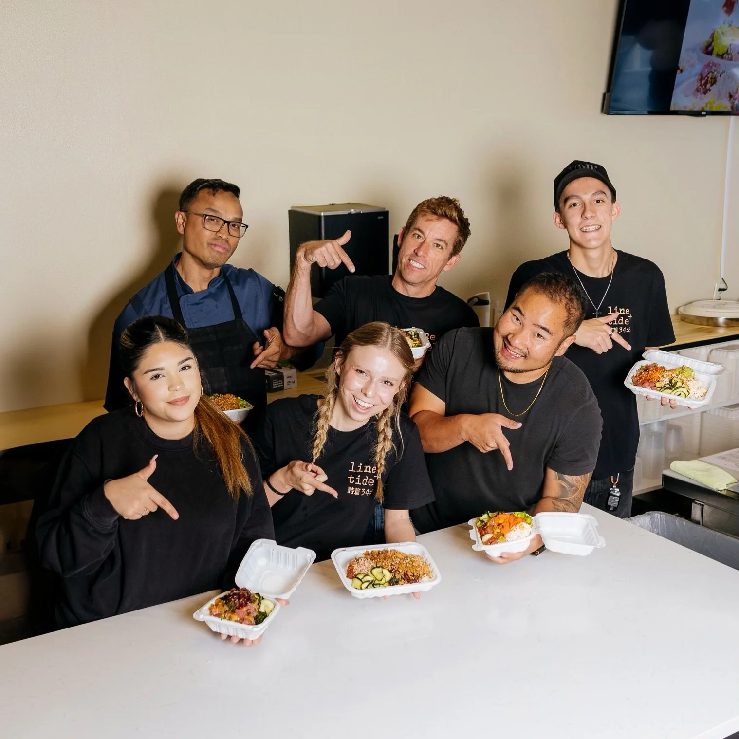 What a great first day!

Thank you, Rio Rancho, for showing up and welcoming us with open arms.

From our crew to you &mdash; we&rsquo;re so glad to be here. 🌊 

#lineandtide #pokebar #poke #riorancho #abqfoodies
