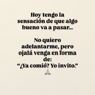 Uno nunca sabe qu&eacute; sorpresa puede traer el s&aacute;bado&hellip; 😂👀

Nosotros solo vamos a dejar esto por aqu&iacute; por si la persona que tiene que invitar necesita una peque&ntilde;a se&ntilde;al. 🤭

Etiquetarla ser&iacute;a demasiado di