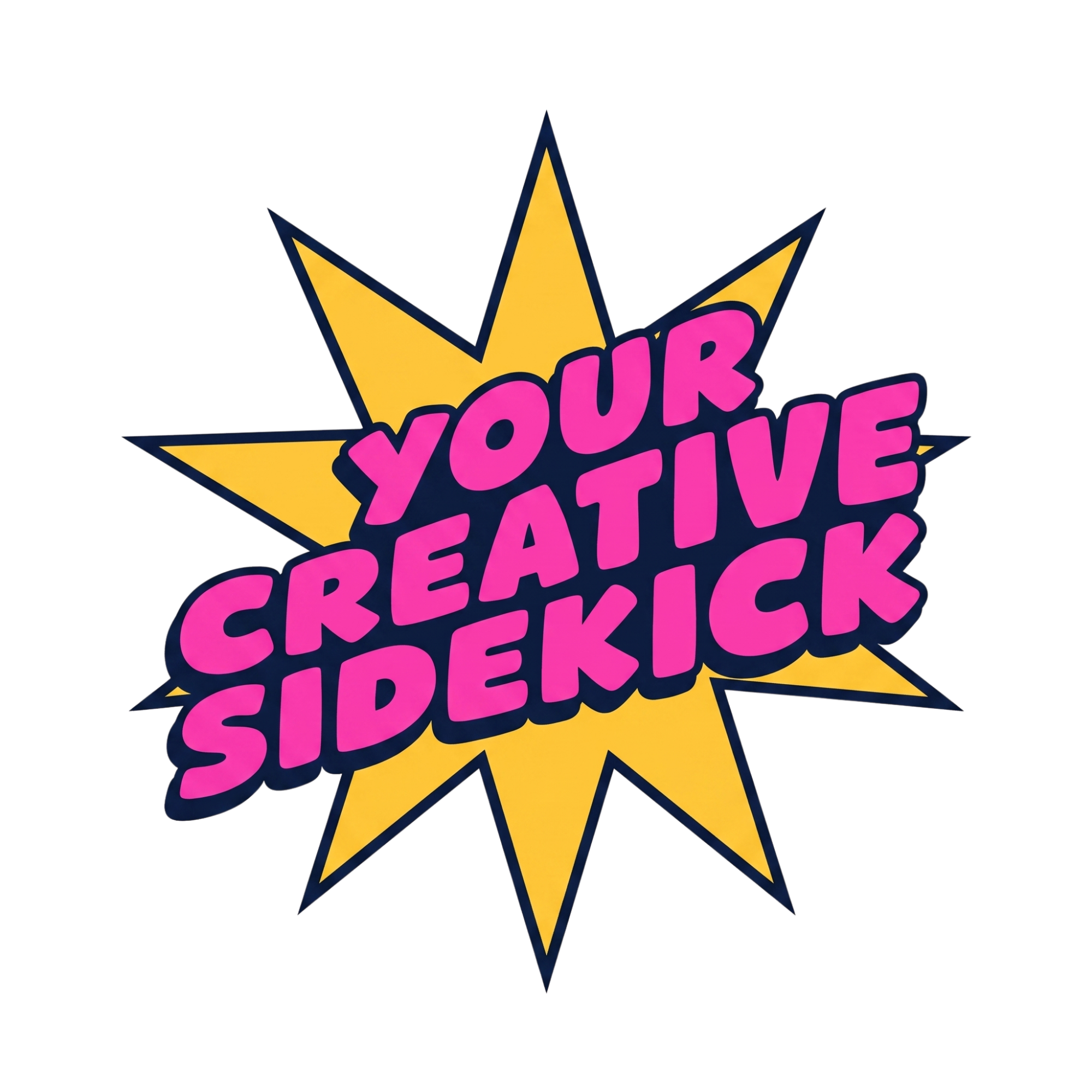Your Creative Sidekick logo for hands-on Canva workshops, digital graphic design education, and visual storytelling in Easton, MD.