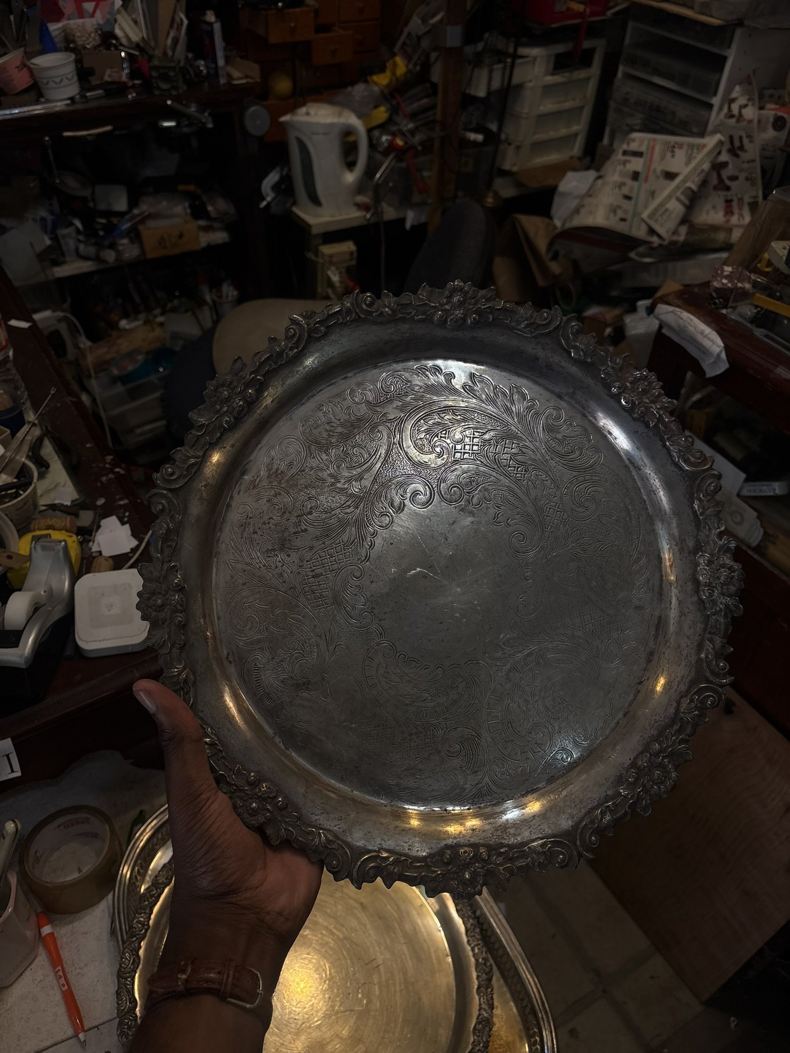 Authentic Vintage Silver-Plated Decorative Piece Unidentified Maker | Continental European Origin (Attributed)
