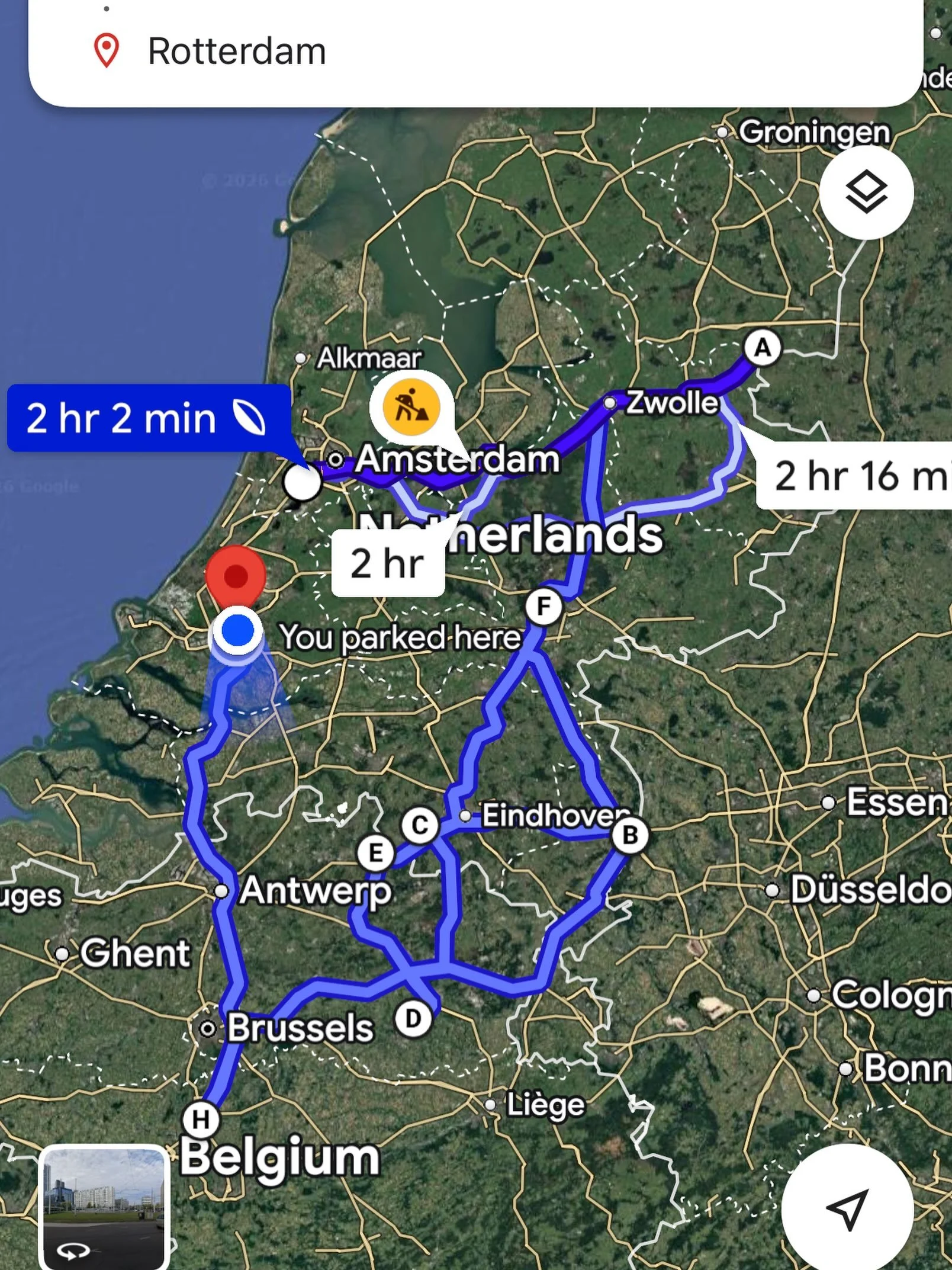 The plan vs reality.
We zigged and we zagged a bit