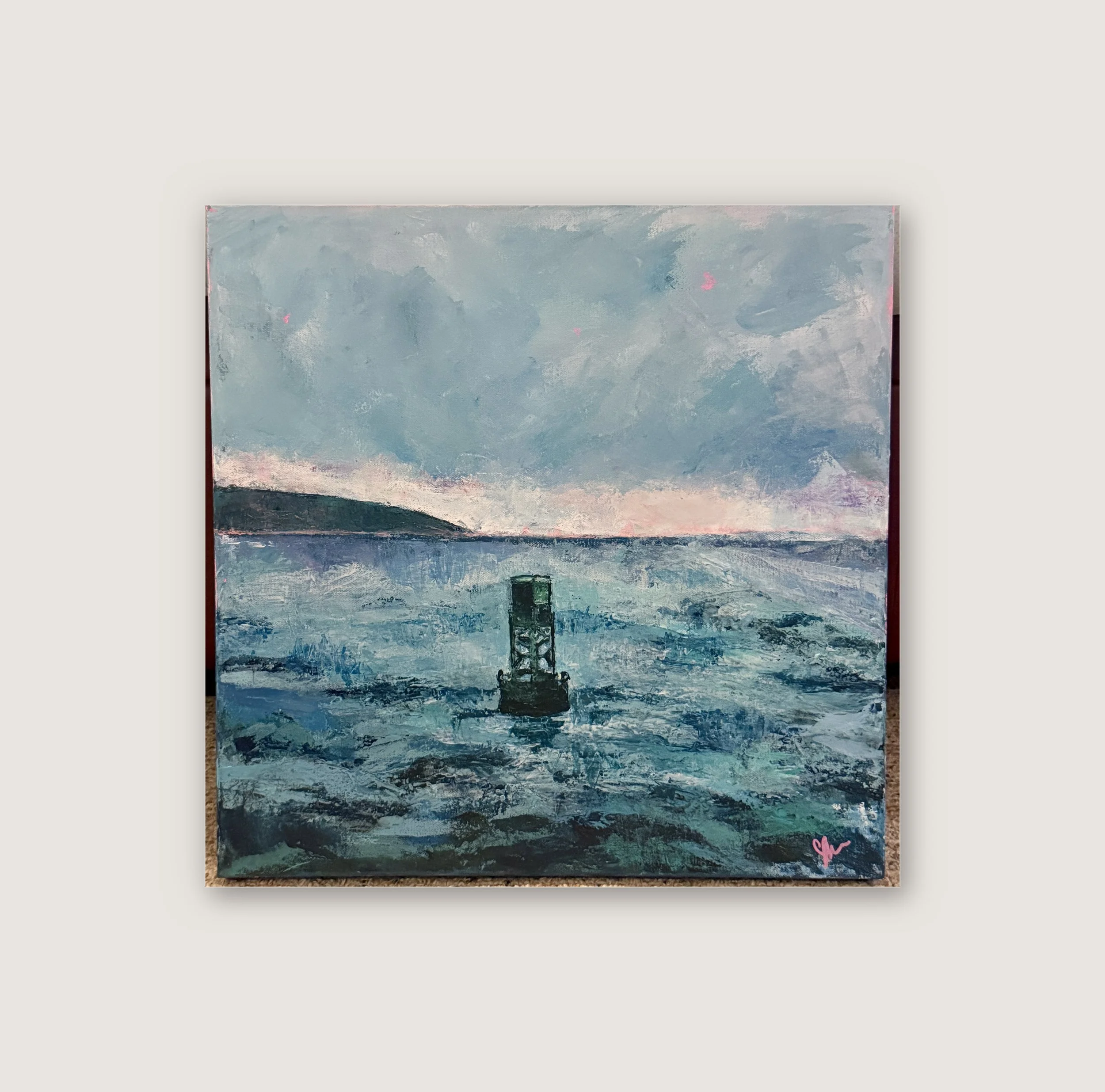Tranquil Ocean Seascape Painting