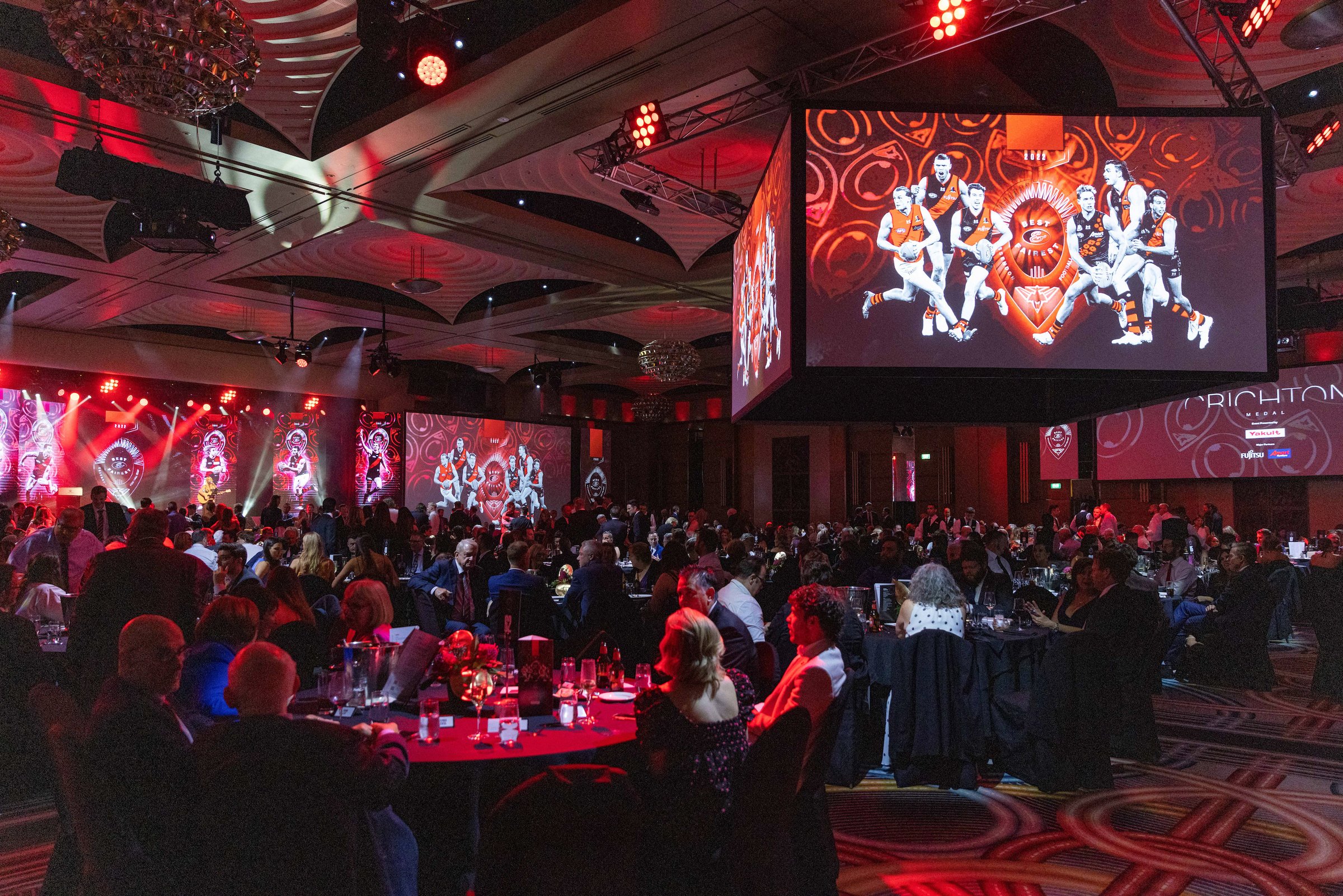 Essendon FC Best & fairest event coverage Melbourne event photography