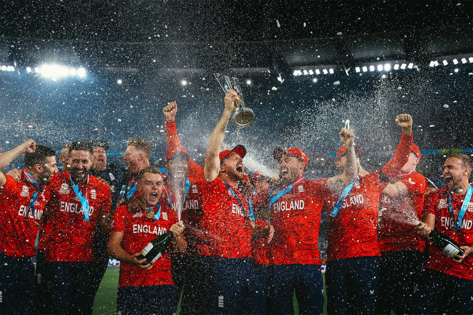 England celebrates after winning 2022 T20 Cricket World Cup