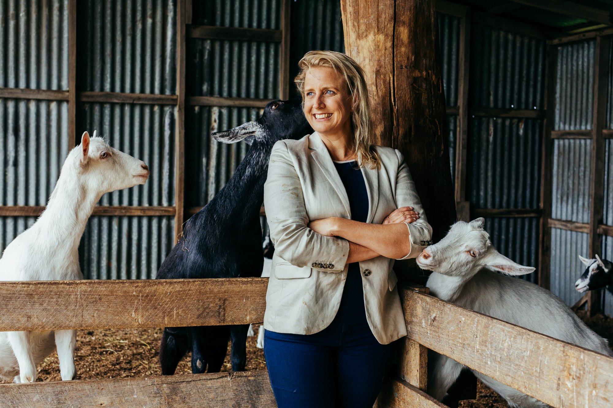 Portrait of Bubs Australia CEO Kristy Carr.