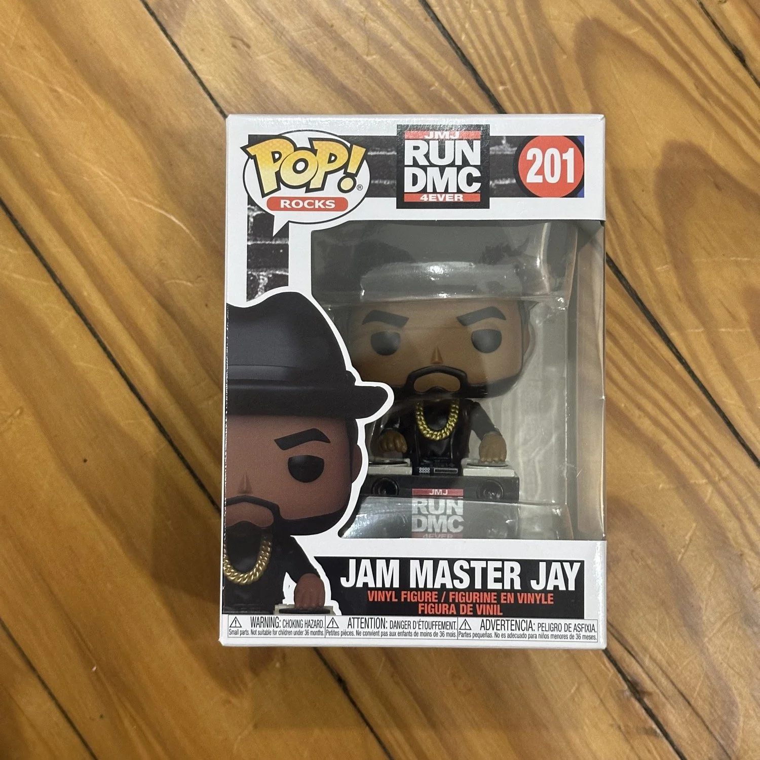 Funko Pop! Rocks: Run DMC Jam Master Jay #201 Vinyl Figure