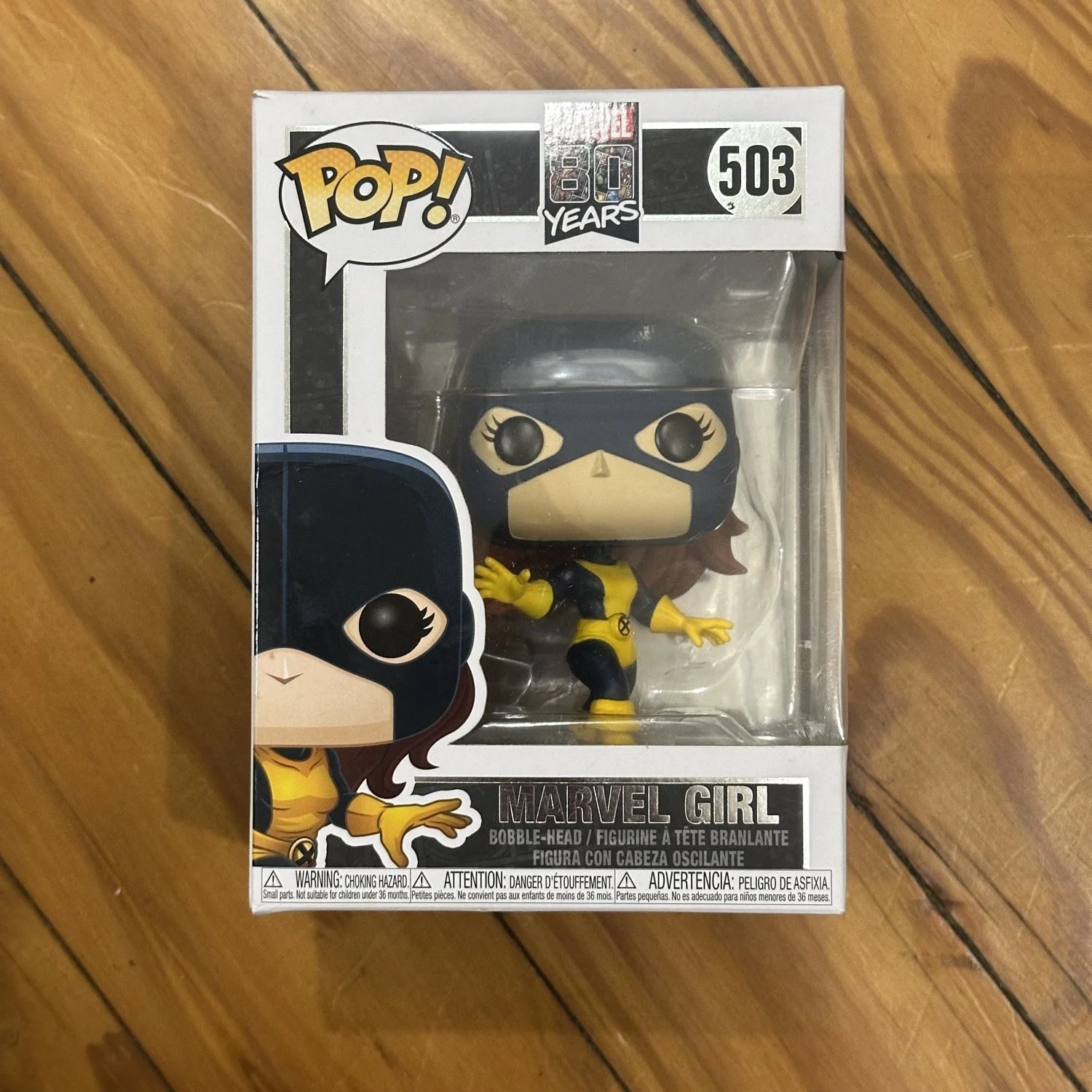 Funko Pop! Marvel 80 Years: Marvel Girl #503 Bobble-Head Vinyl Figure