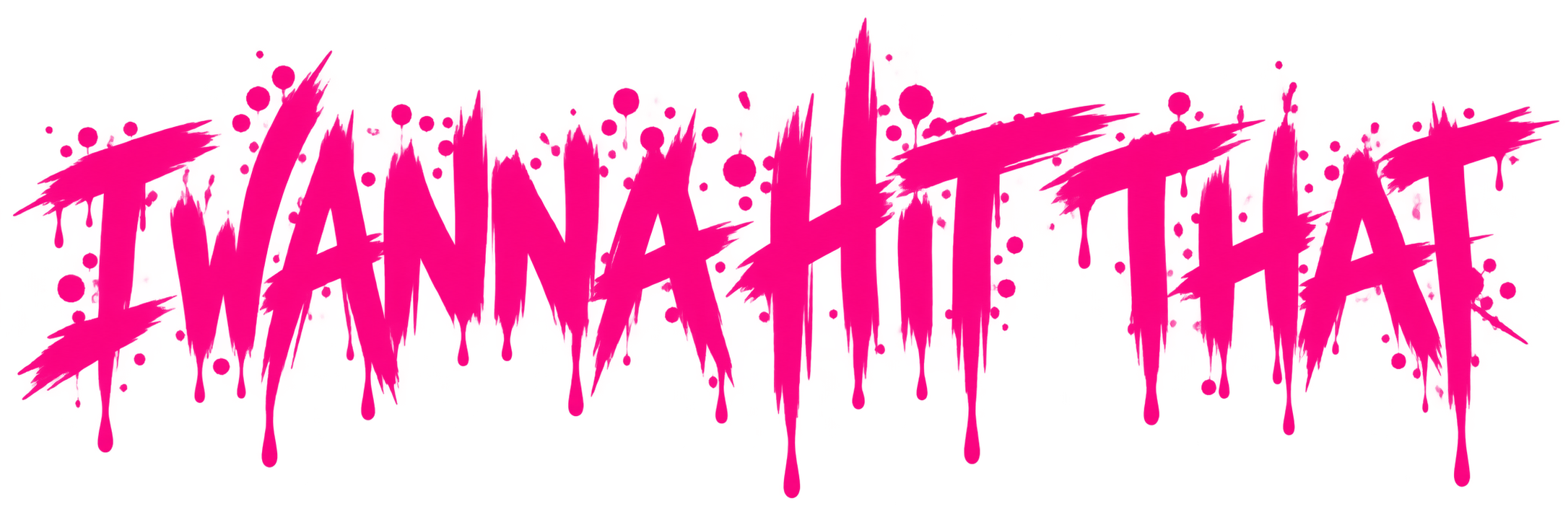 Close-up of brightly colored neon pink and purple sign with the words "VANISH" and "X" in dripping stylized font.