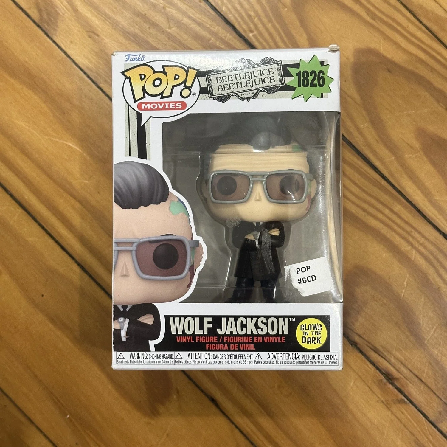 Funko Pop! Movies: Beetlejuice Beetlejuice – Wolf Jackson #1826 (Glow in the Dark)