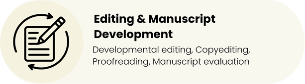 Book editing and manuscript development