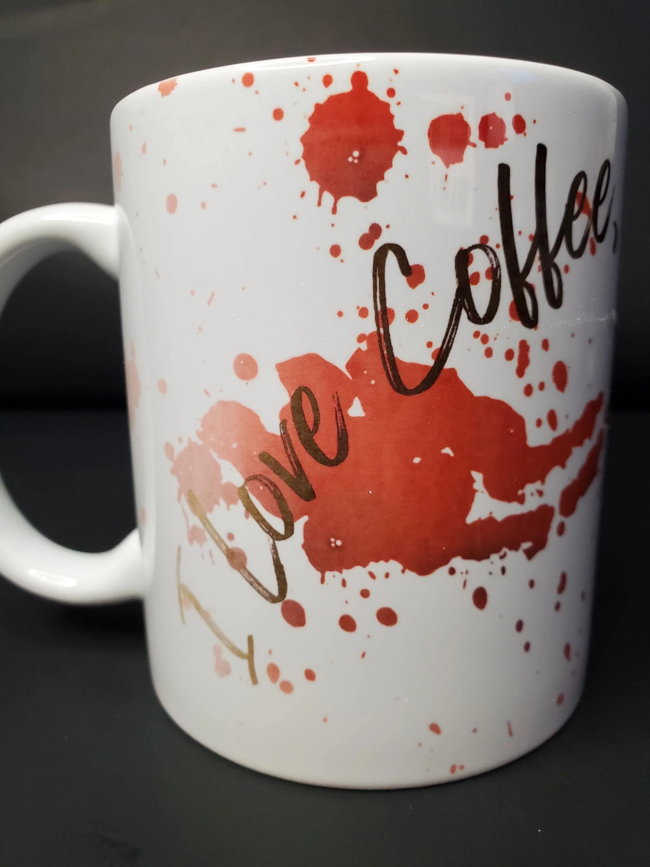 11 Oz I Love Coffee, Cults & Crimes Coffee Mug