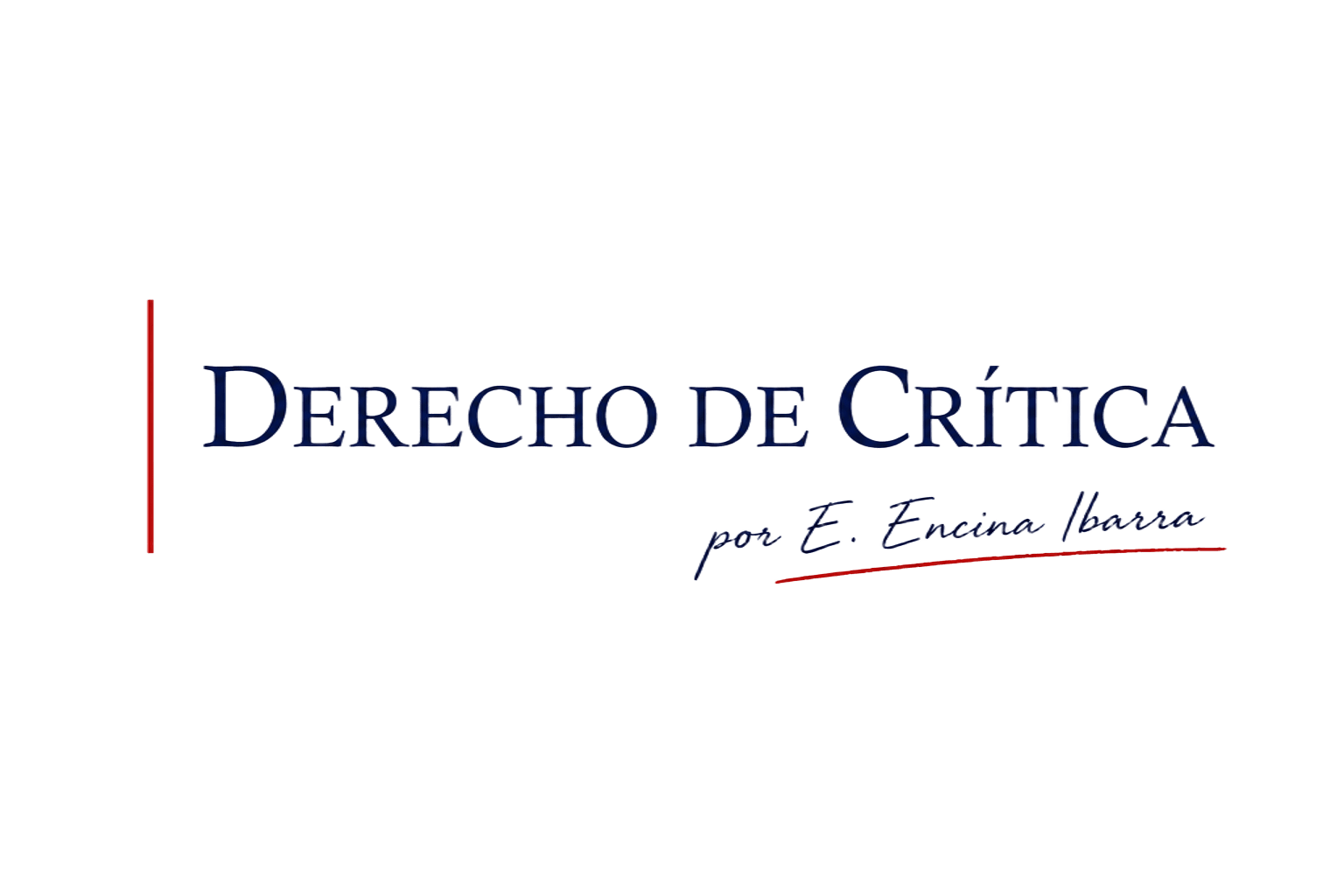 Logotipo de Derecho de Crítica por Enrique Encina Ibarra, abogado penalista. Acá de analizan críticamente resoluciones judicial peruanas en materia penal.