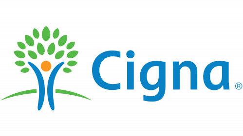 Cigna logo with a stylized tree and the company name in blue.